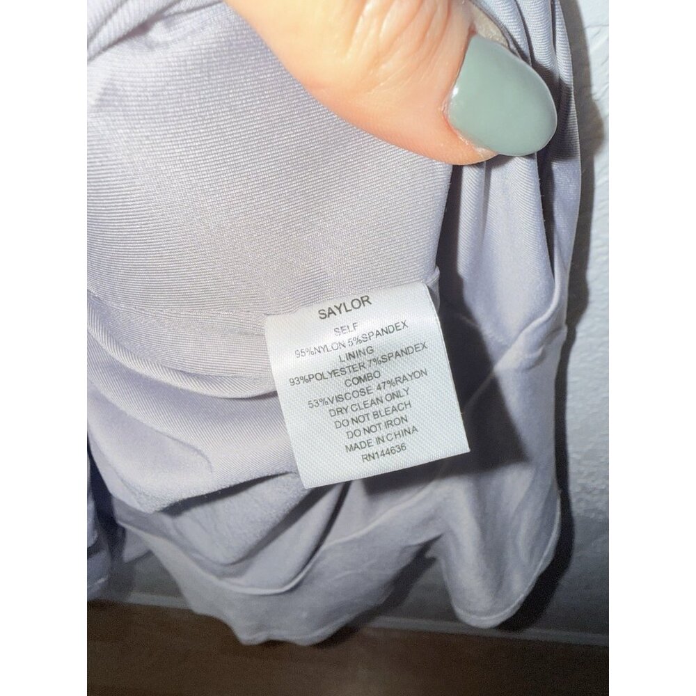 Saylor Sequin Mini Dress Gray Sequin Speak Easy Club Cocktail Art Deco Small H - Picture 5 of 6